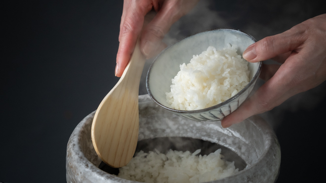 お米と和牛 なか武 - メイン写真:ごはん（雪椿）ゆきつばき