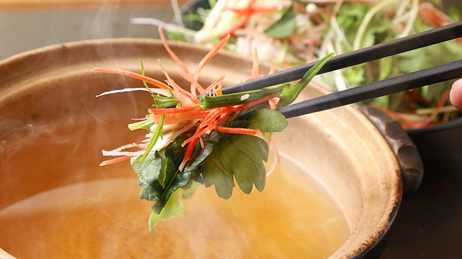 魚処 天悟 - メイン写真:野菜のお鍋
