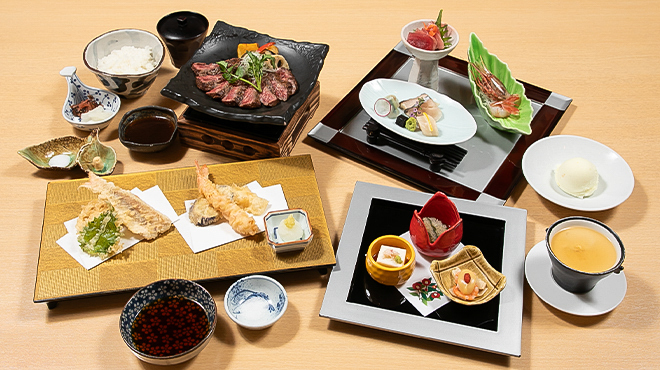 札幌なだ万茶寮 - メイン写真:料理集合　鈴蘭コース