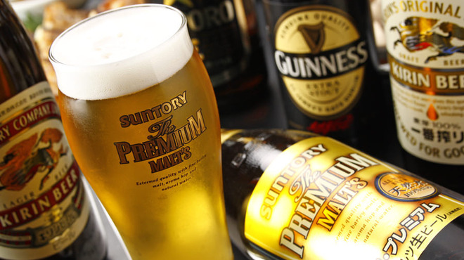 たこ安 - 料理写真:ビール、焼酎、日本酒の種類が豊富！

