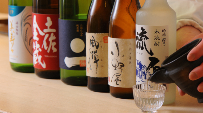 かね七商店　鮨ひろ喜 - メイン写真:日本酒・焼酎