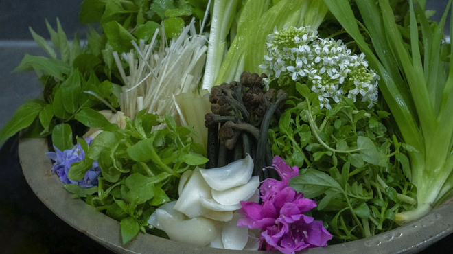 奥貴船 兵衛 - 料理写真:山菜鍋