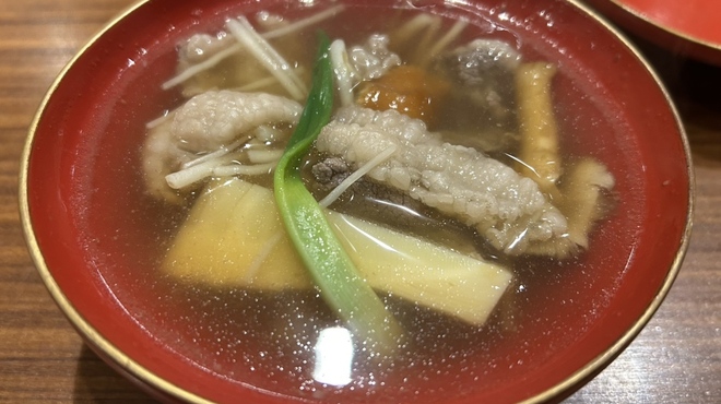 和食渡辺 - 料理写真:秋田産ツキノワグマのお椀