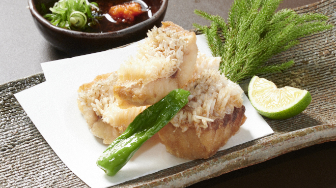 味季創作 櫂 - メイン写真:白甘鯛の松笠揚