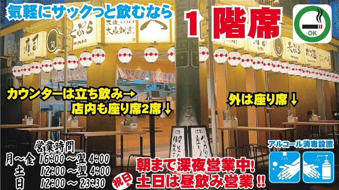 日本酒と天ぷら 大阪大衆割烹へそ - メイン写真: