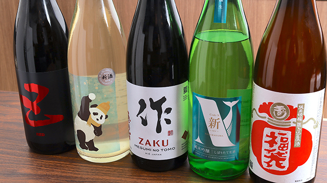 旬彩 宮がみ屋 - メイン写真:日本酒ソムリエ厳選のこだわり日本酒が飲み放題