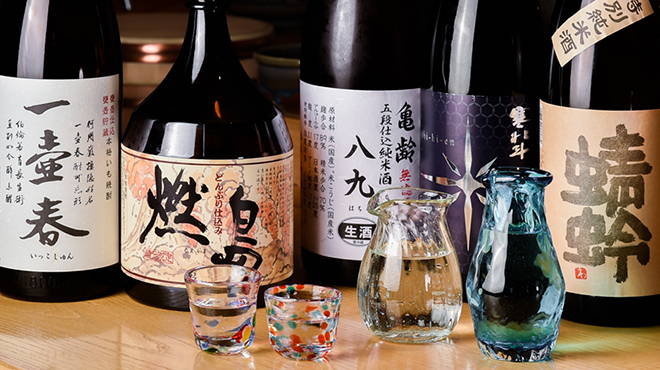 鮨 巳之七 - メイン写真:焼酎と地酒