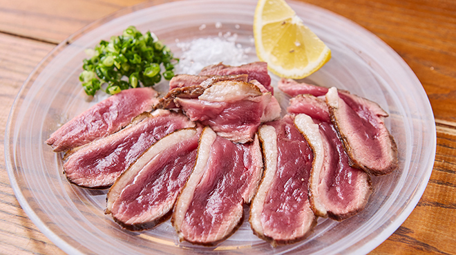 酒と肴 vin酌 - メイン写真:河内鴨のたたき