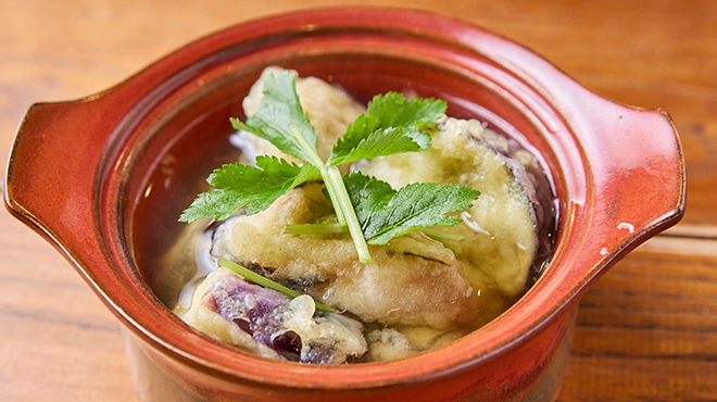 酒と肴 vin酌 - メイン写真:牡蠣となすの揚げ出し