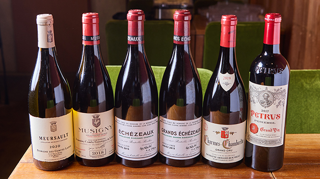 酒と肴 vin酌 - メイン写真:ワインの集合（グラス込み）