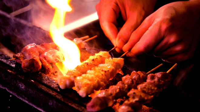 Taishuusakaba Tamai - 料理写真:炭火焼鳥　　職人が一本一本毎日仕込む