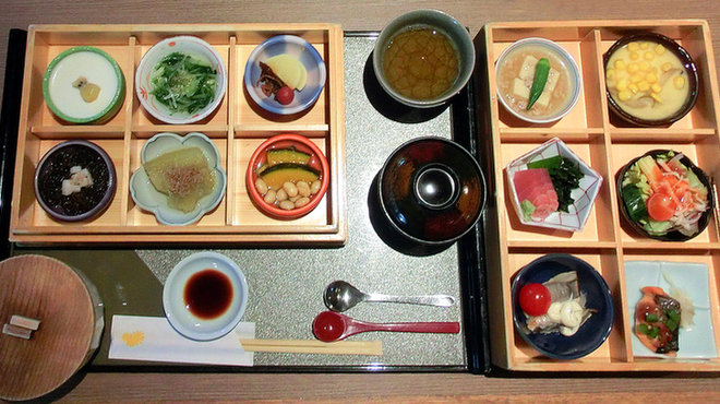 旅館 くらしき - 料理写真:上から全景（笑）
