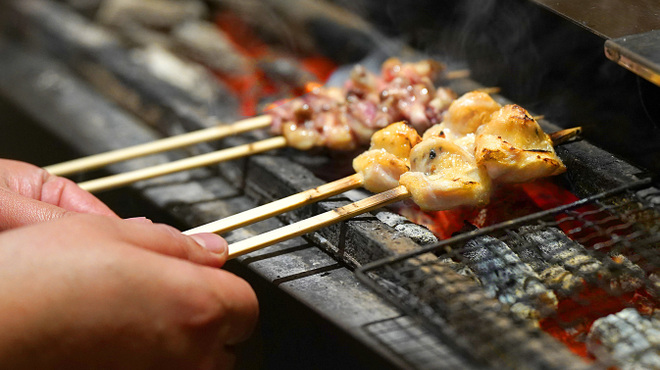 宮崎地鶏炭火焼 車 - メイン写真: