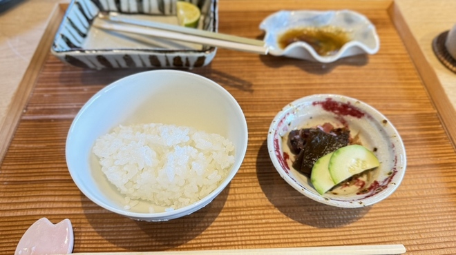 夢窓庵 - 料理写真:奈良県産コシヒカリ