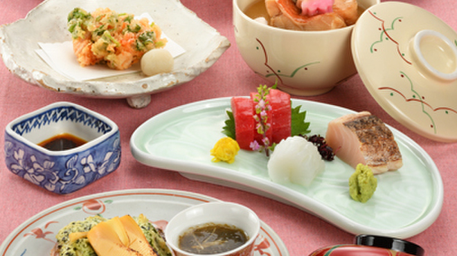 日本料理・鉄板焼 はや瀬 - 料理写真:２０２５年４月卯の花月「摘草」ランチ膳