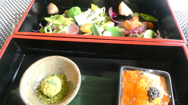 ルアン 鮒鶴京都鴨川リゾート - 料理写真:一の段　前菜2種