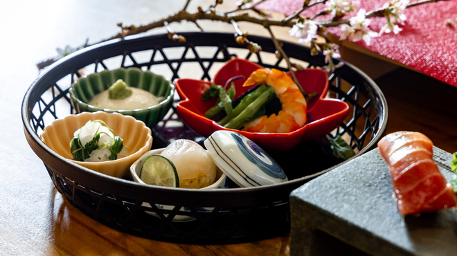 鹿児島黒毛和牛とお寿司会席五感 - 料理写真: