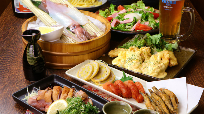 泳ぎイカと炭火 九州うまか - メイン写真: