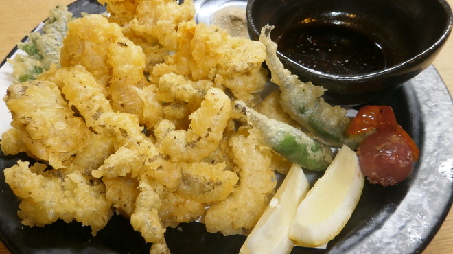 Nikutamaya - 料理写真:ホルモン天ぷら盛り合わせ