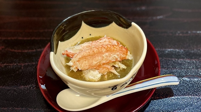 佐とう - 料理写真:毛蟹の玉〆