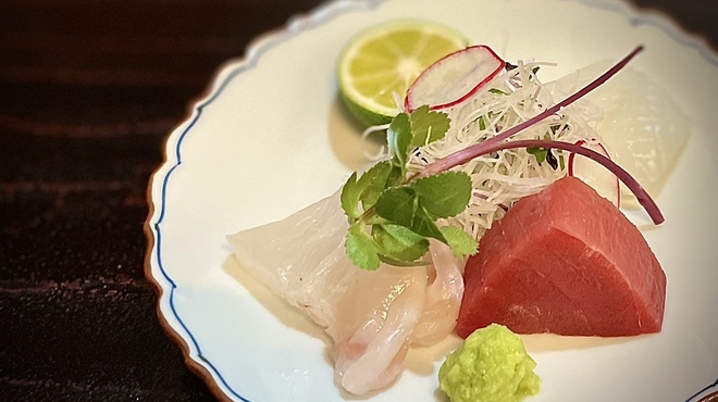 佐とう - 料理写真:九絵・本鮪・紋甲烏賊。