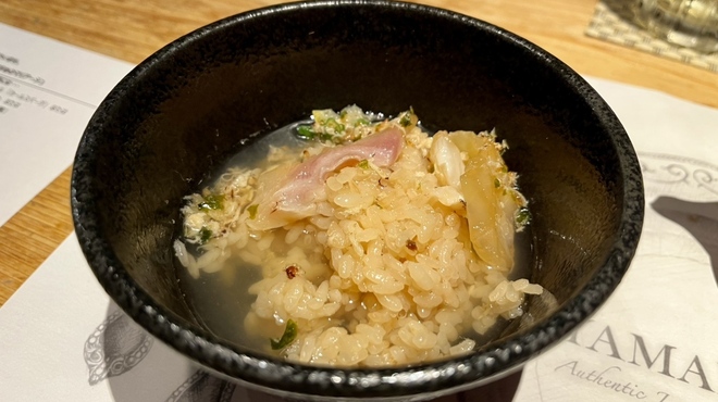 別邸 山風木 - 料理写真:茶漬けにした後
