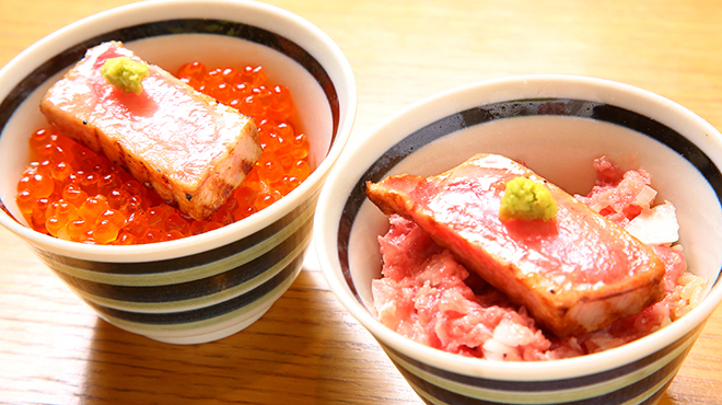 牛タンとマグロとクリスピー餃子 ひまわり［海］ - メイン写真: