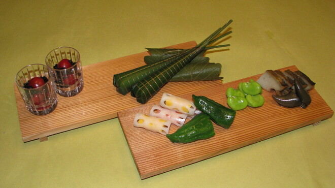 日本料理 子孫 - 料理写真:端午の節句にちなんだ八寸