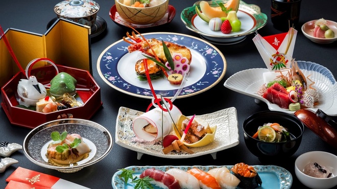 別邸 仲じま - 料理写真:お祝い会席檜