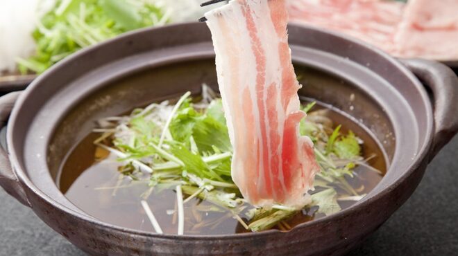 しゃぶしゃぶ芋つる - 料理写真: