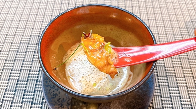 ラ・メゾン・アンシェンヌ - 料理写真:伊勢海老、オマール海老のビスク