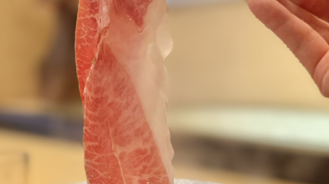 柿安 - 料理写真:黒毛和牛のしゃぶしゃぶ