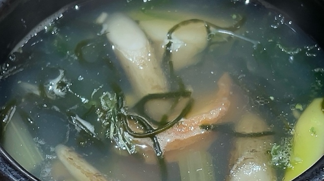 御所南 かまた - 料理写真:油目と帆立貝柱の甘鯛出汁の汁物