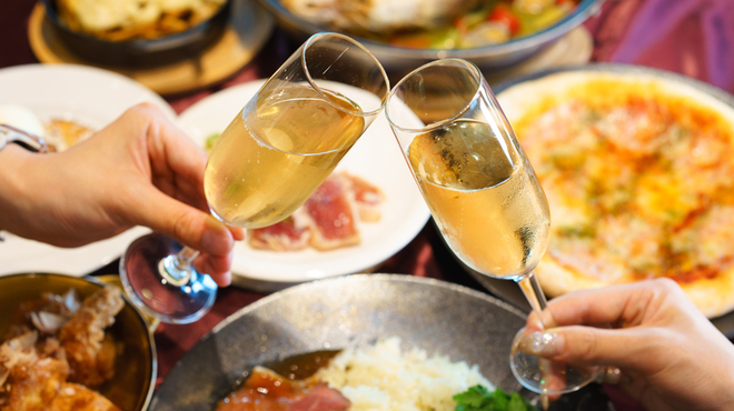 Orchid time by Osaka Metro - ドリンク写真:飲み放題付きのパーティープランが好評♪21名以上のご利用で店舗の貸切も可能です。