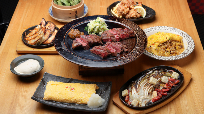 窯焼和牛ステーキの鉄板居酒屋 市場小路 - メイン写真:
