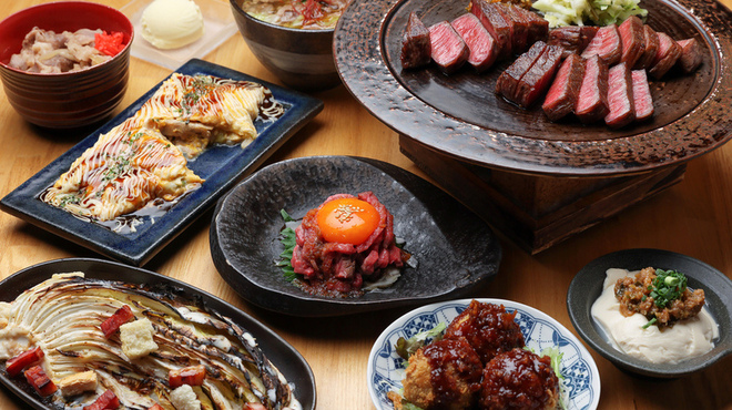窯焼和牛ステーキの鉄板居酒屋 市場小路 - メイン写真: