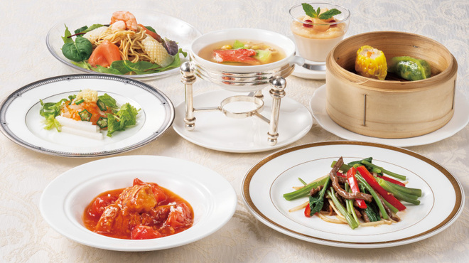 中国料理 桃園 - 料理写真:7月　夏の恵みランチ