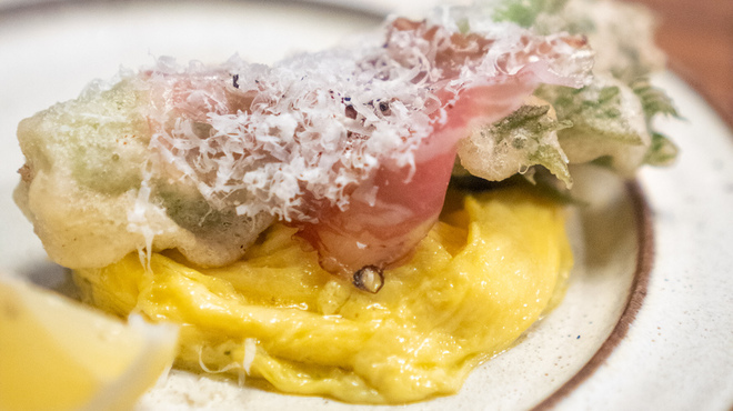 jibunchi - 料理写真:タラの芽のオムレツ