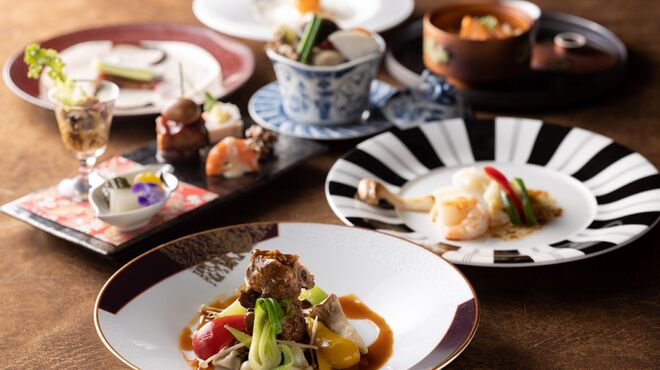 THE DINING シノワ唐紅花＆鉄板フレンチ蒔絵 - 料理写真: