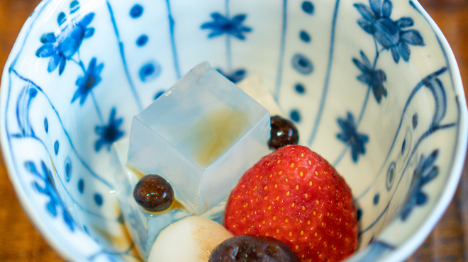 蕎味 櫂 - 料理写真:あんみつ