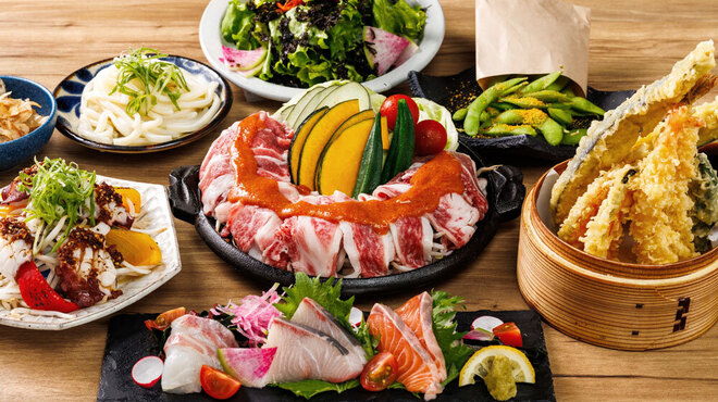 天ぷら海鮮米福 - 料理写真:25夏焼しゃぶコース