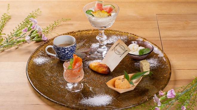 笹組 調整 - 料理写真:デザート盛り合わせ