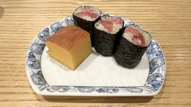 藤鮨 - 料理写真:たまご、鉄火巻き