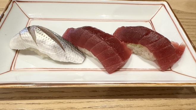 藤鮨 - 料理写真:追加の小肌、赤身