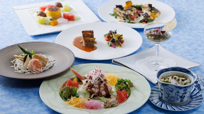 THE DINING シノワ唐紅花＆鉄板フレンチ蒔絵 - 料理写真: