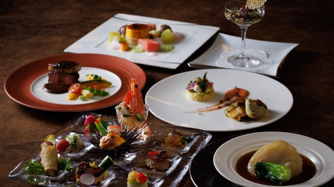 THE DINING シノワ唐紅花＆鉄板フレンチ蒔絵 - 料理写真: