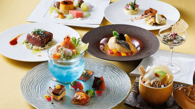 THE DINING シノワ唐紅花＆鉄板フレンチ蒔絵 - 料理写真: