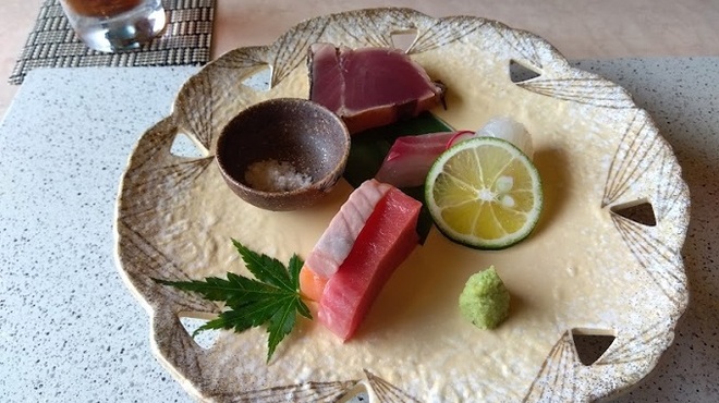 羽根澤屋別邸 日本料理 満うら - 料理写真:お造り