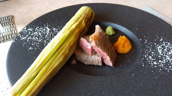 羽根澤屋別邸 日本料理 満うら - 料理写真:黒毛和牛ステーキ