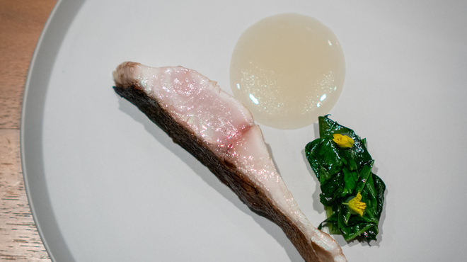 Crony - 料理写真:和歌山 大島 大瀬戸水産さんの伊佐木 秋山さんの小松菜
